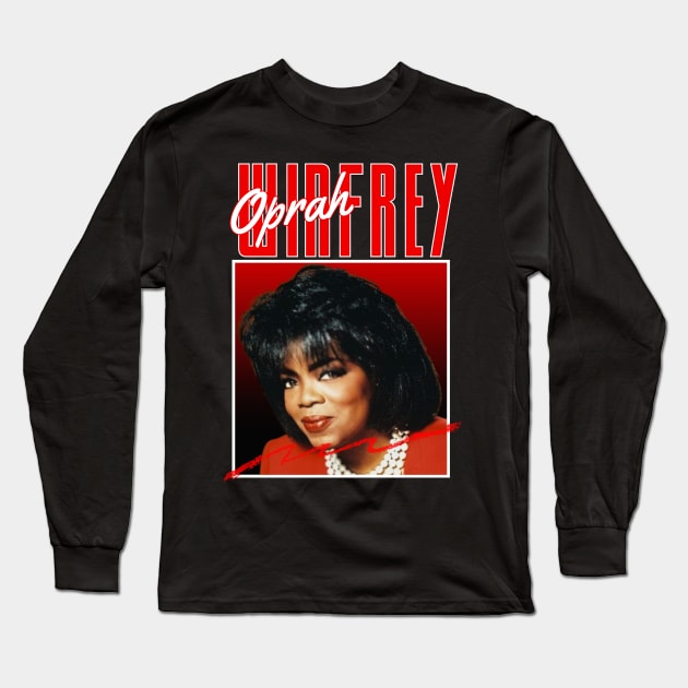 Oprah winfrey///original retro Long Sleeve T-Shirt by DetikWaktu